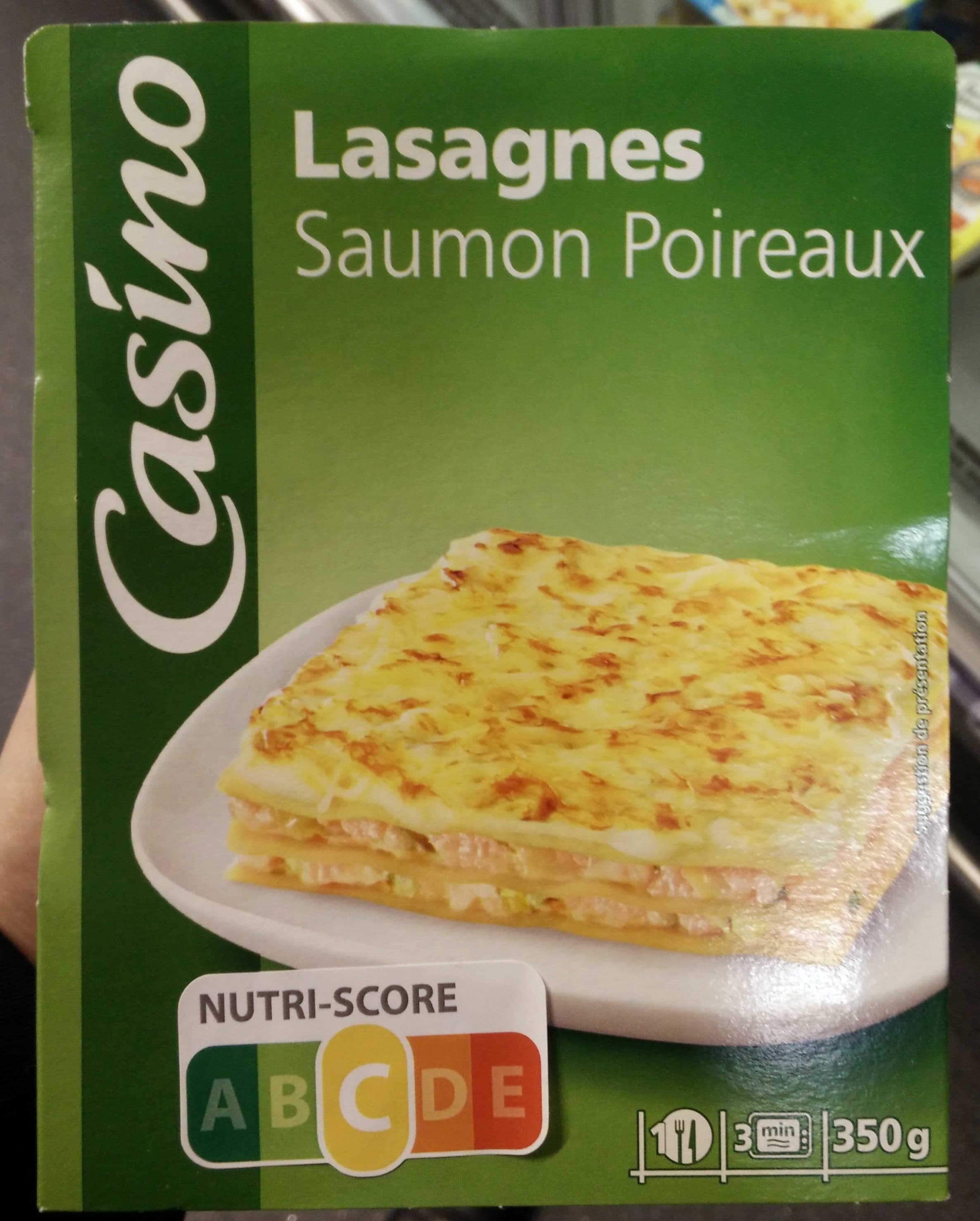 Casino Lasagnes Saumon Poireaux packshot