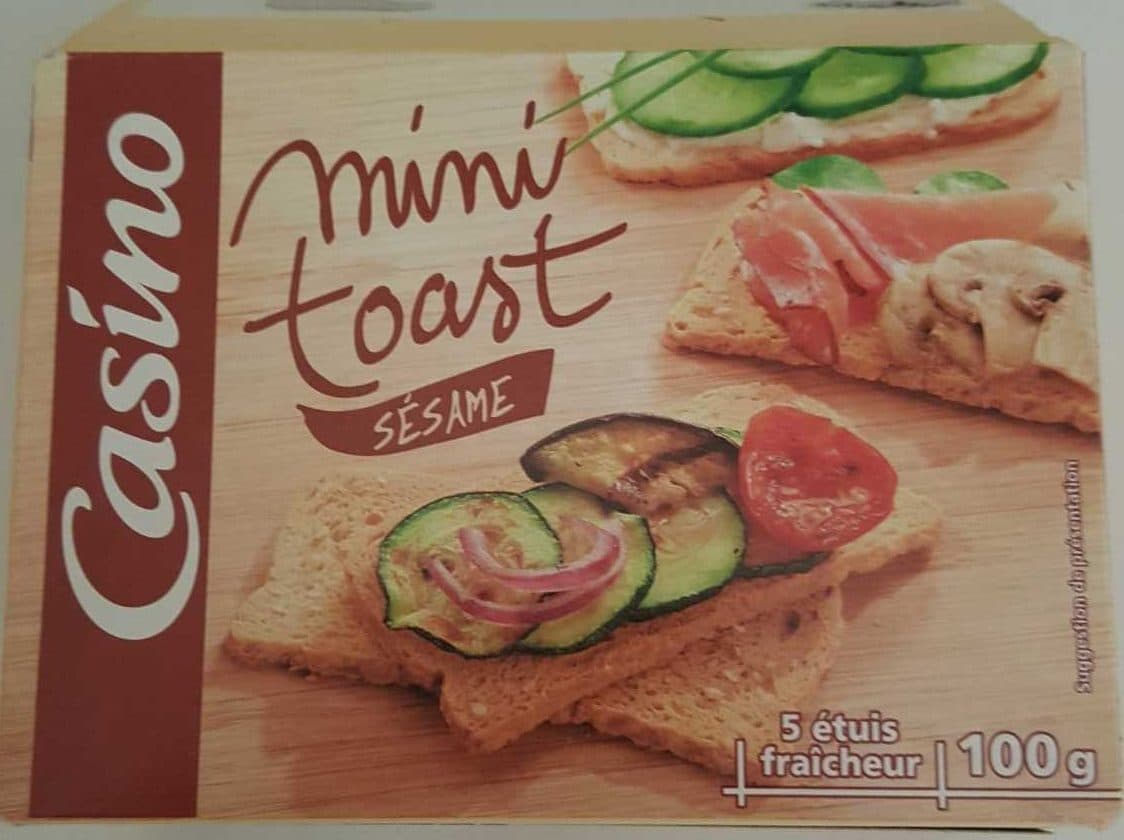 Casino Mini toast Sésame packshot