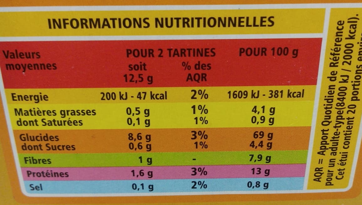 Casino Tartines craquantes au blé complet packshot