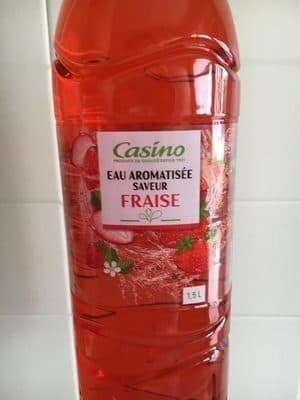 casino Boisson à base d'eau de source saveur fraise packshot