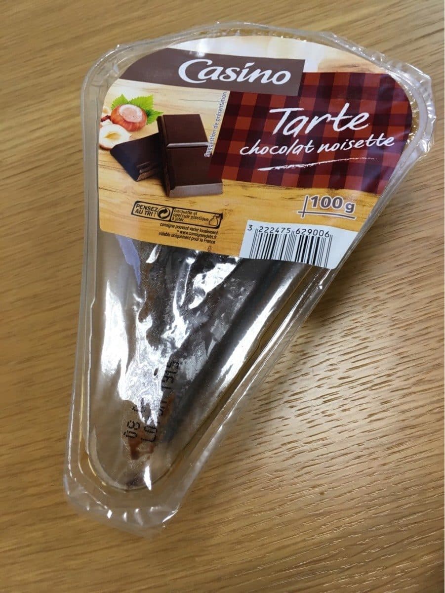 Casino Tarte chocolat noisette packshot