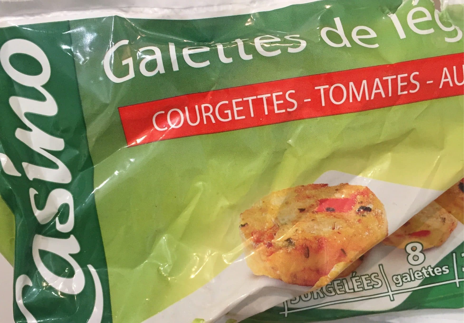 Casino Galettes courgettes tomates aubergines surgelées packshot