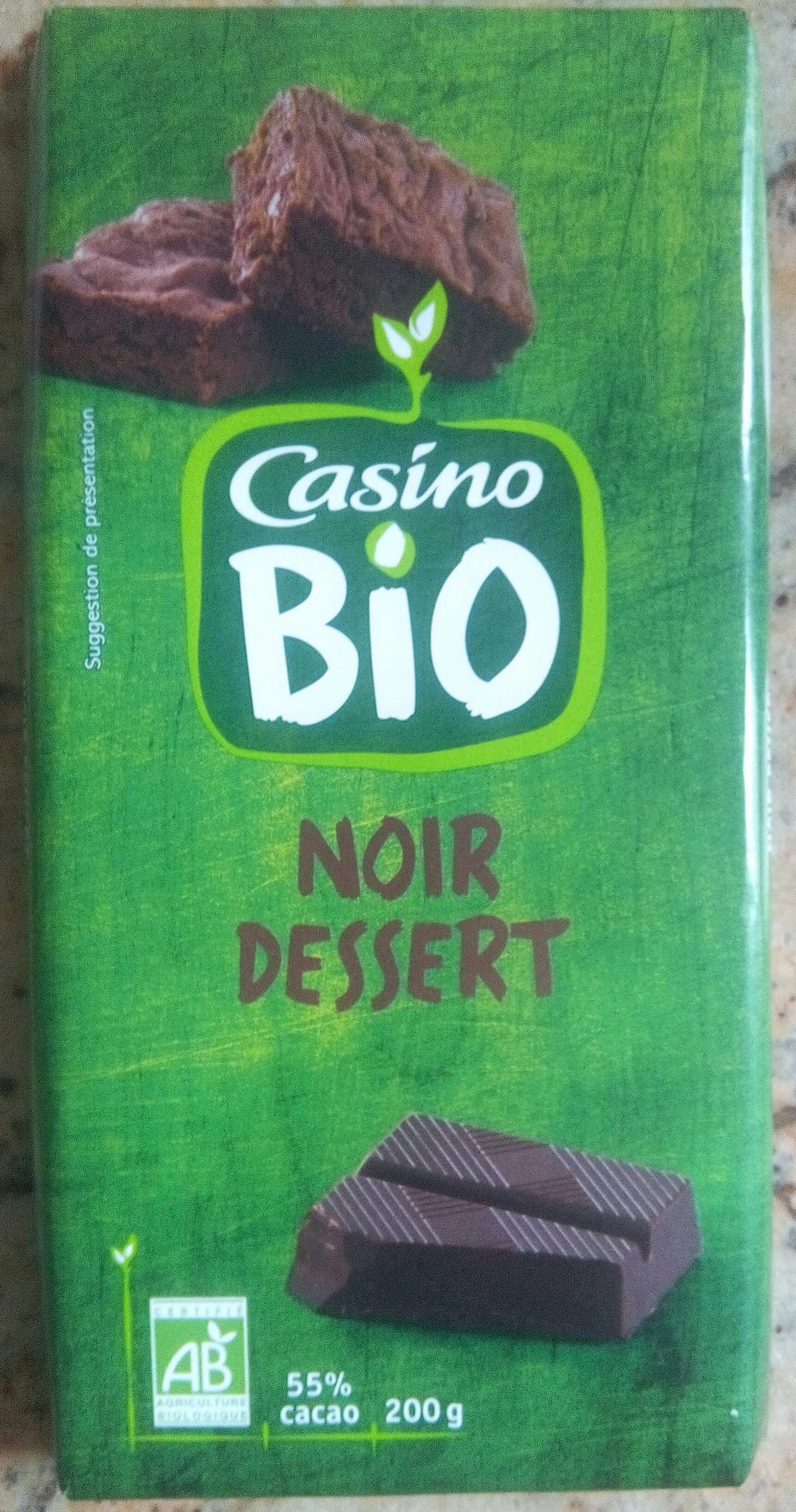 Casino Chocolat noir dessert 55% de cacao packshot
