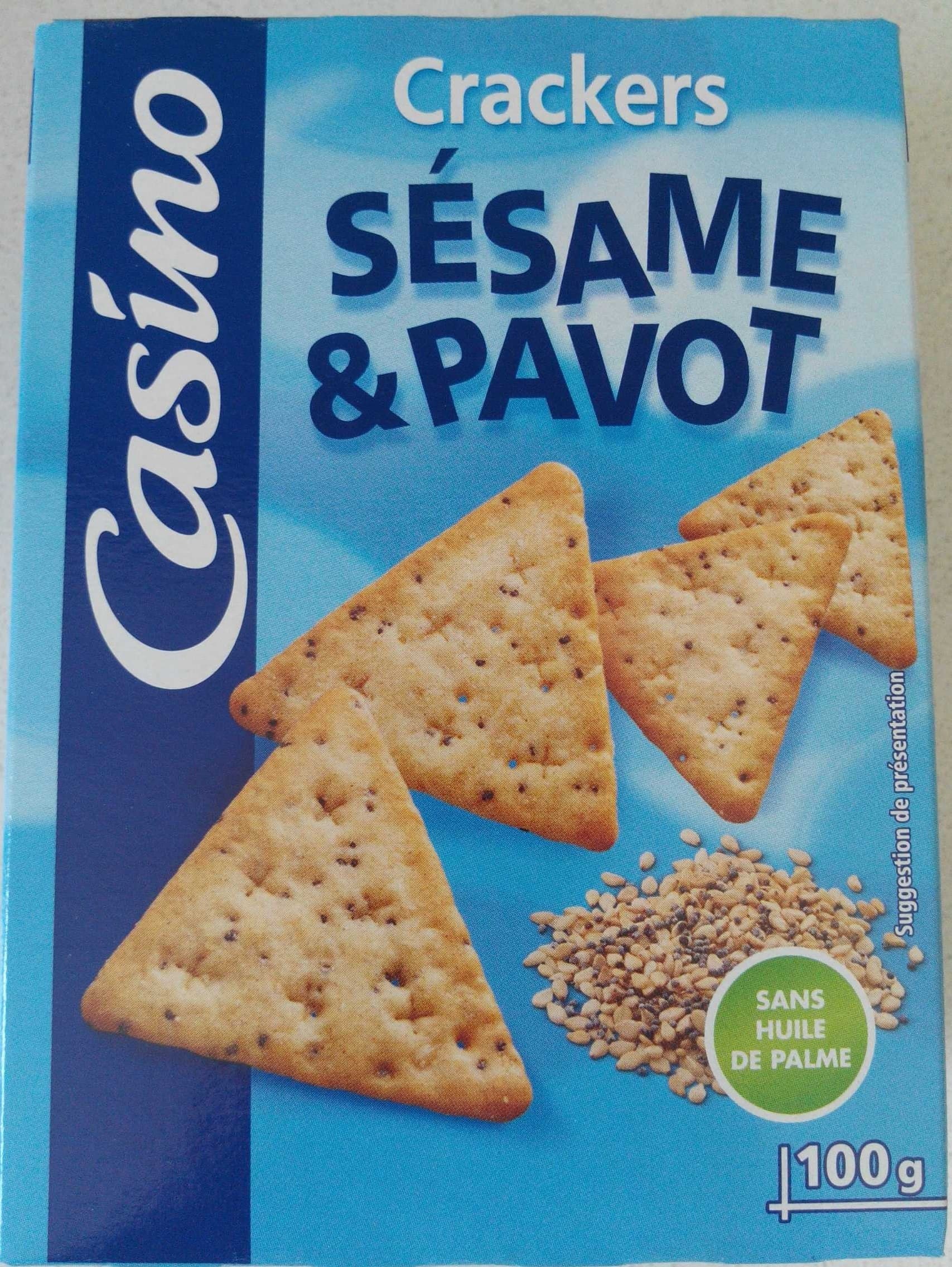 Casino Crackers sésame & pavot packshot
