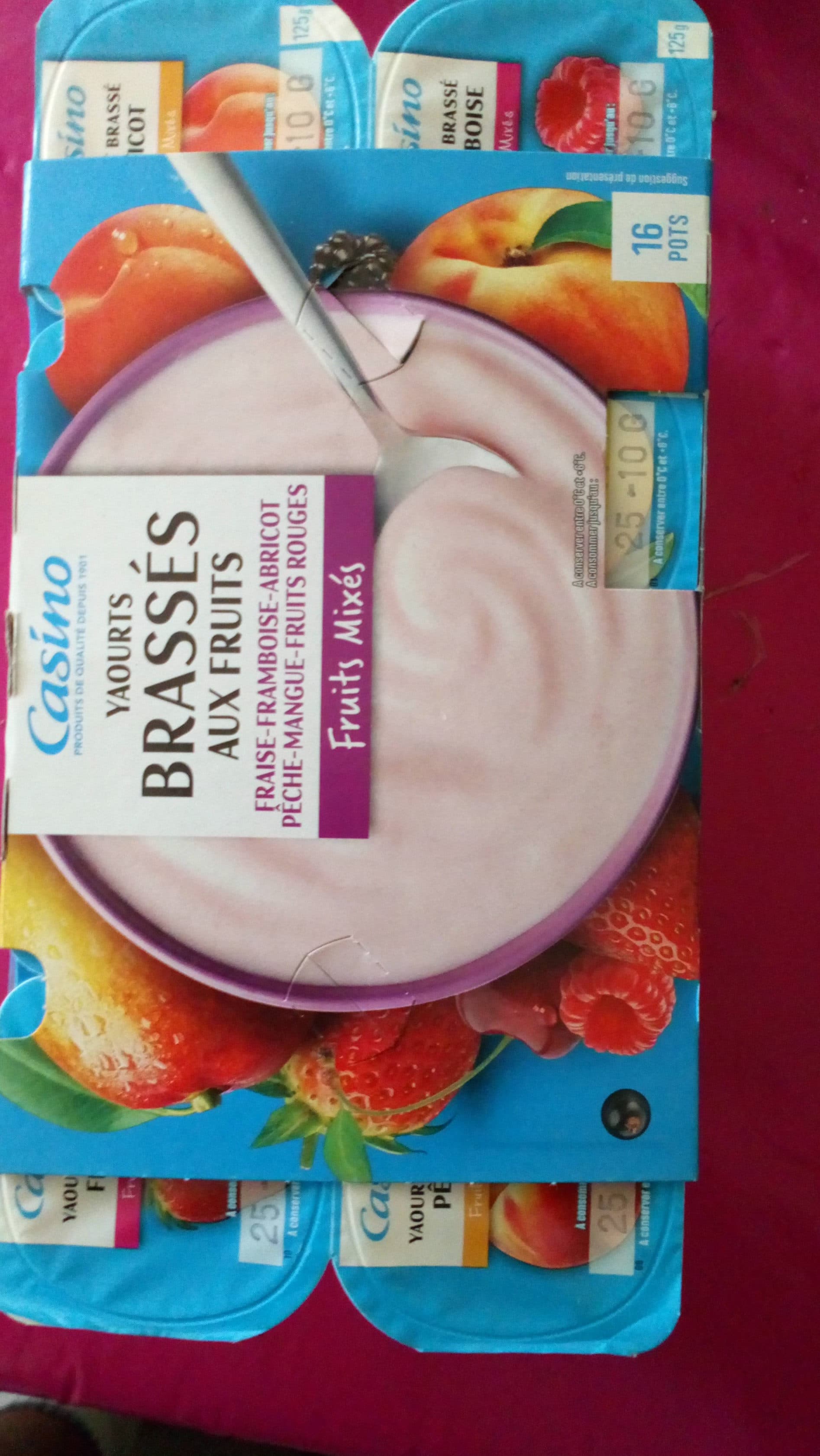 Casino Yaourts brassés aux fruits - Fruits mixés packshot