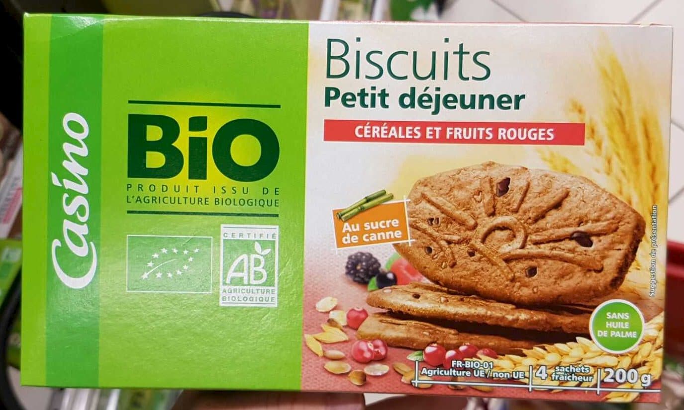 Casino Biscuits Petit déjeuner céréales et fruits rouges packshot