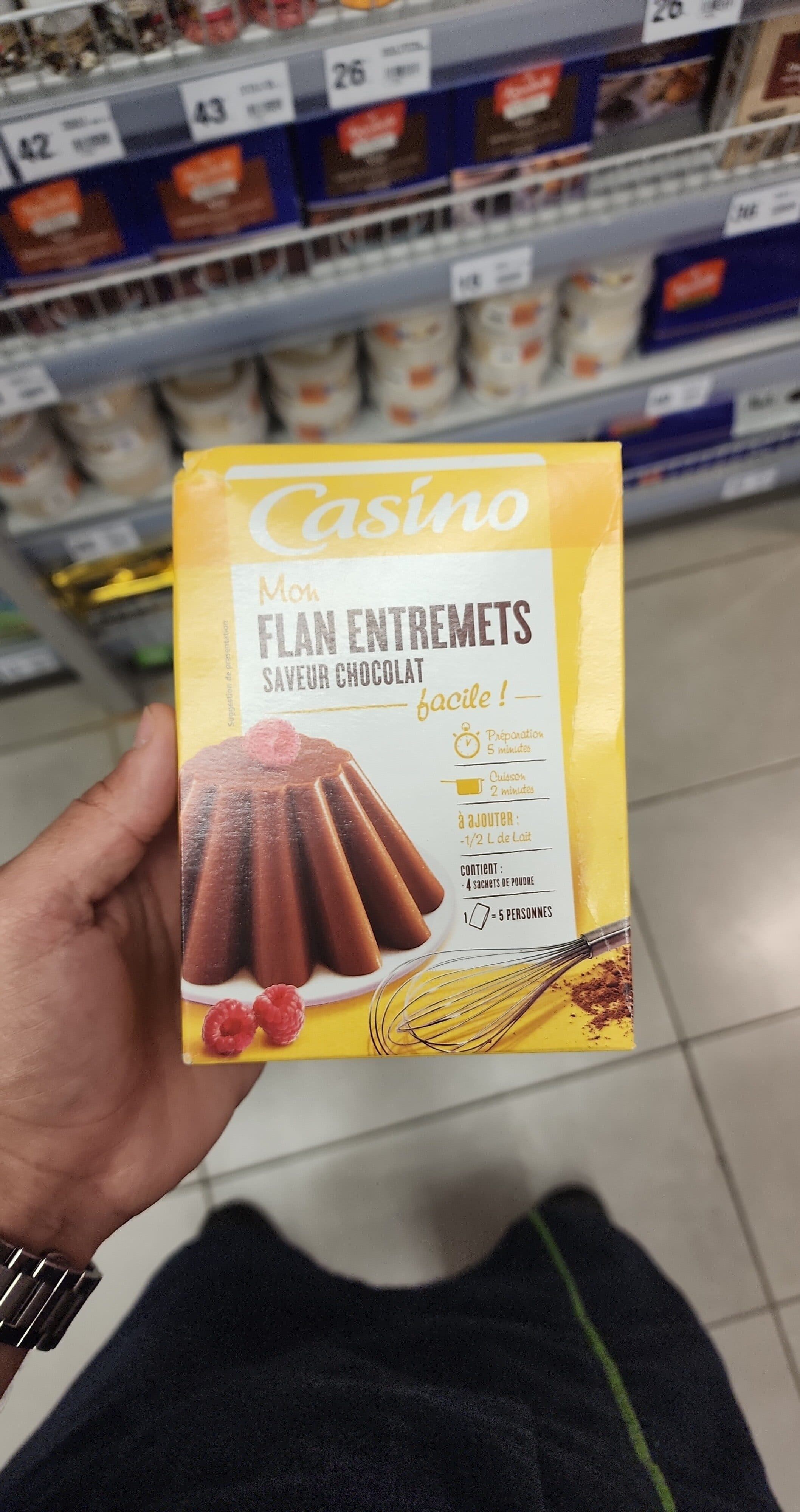 Casino flan entremets packshot