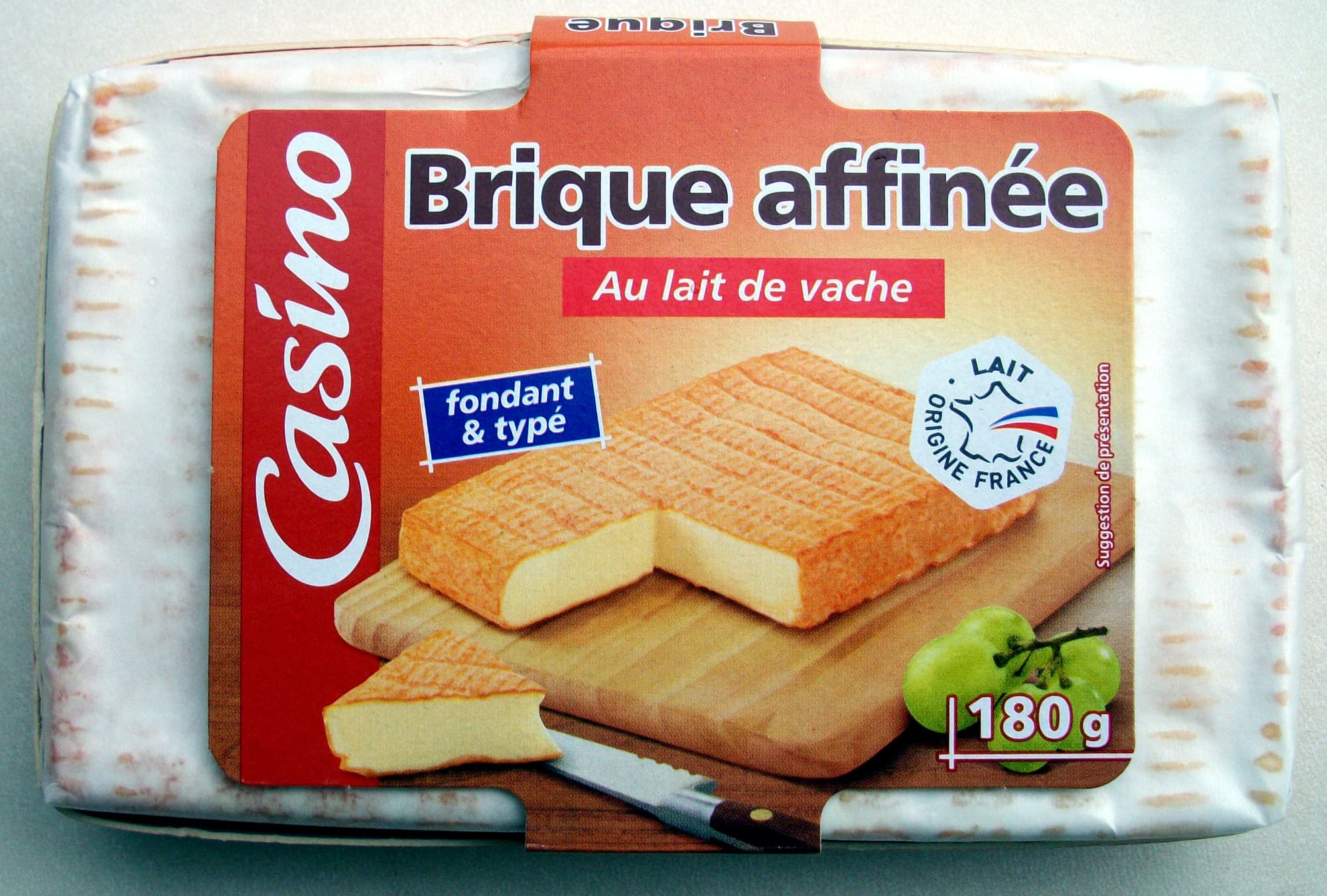 Casino Brique affinée Au lait de vache (31 % MG) packshot