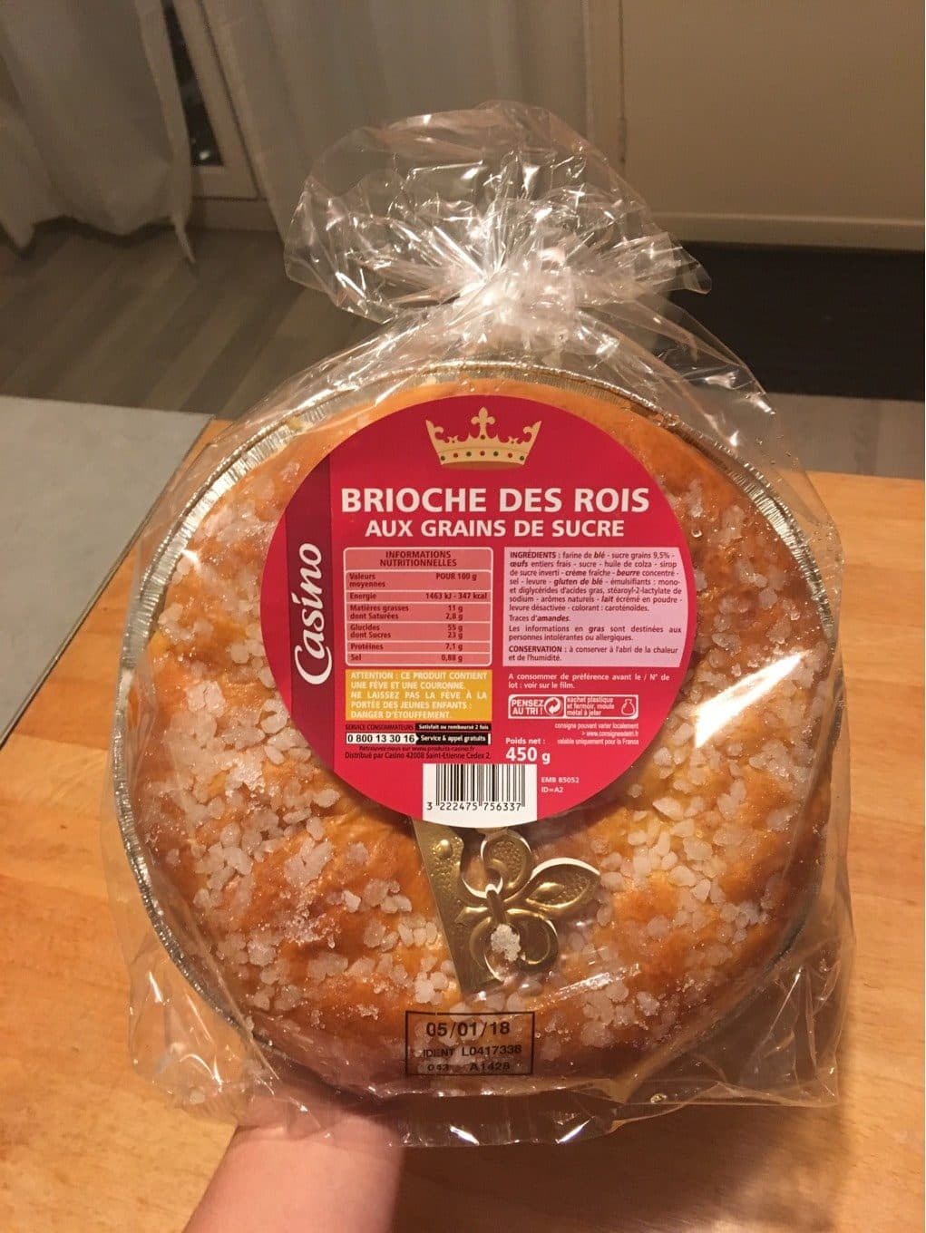 casino Brioche des rois aux grains de sucre packshot