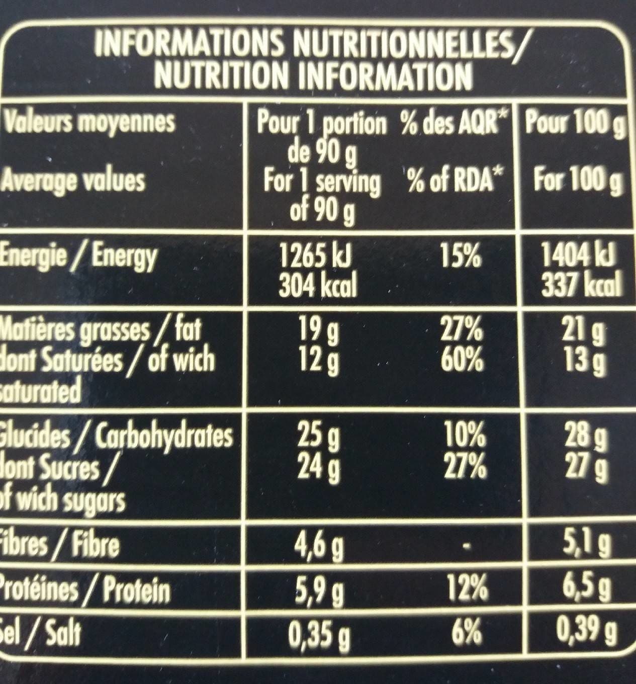Casino La fabuleuse mousse au chocolat noir - chocolat noir pur beurre de cacao packshot
