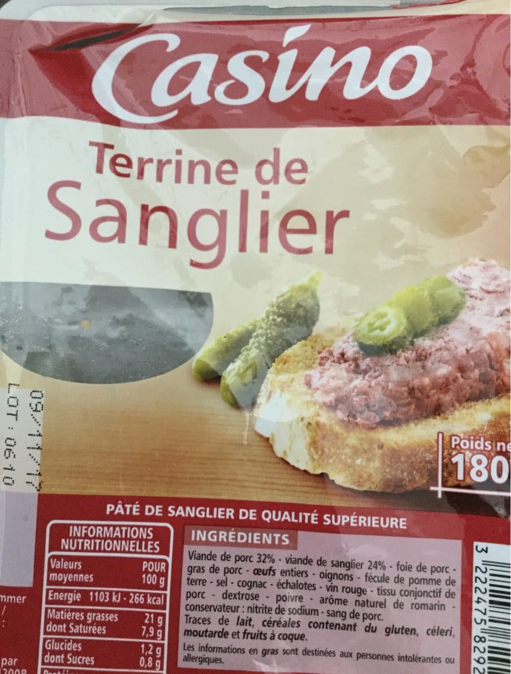 Casino Terrine de Sanglier packshot