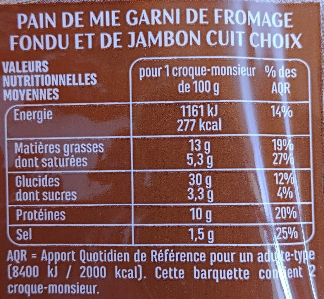 Casino Croquemonsieur à poêler packshot
