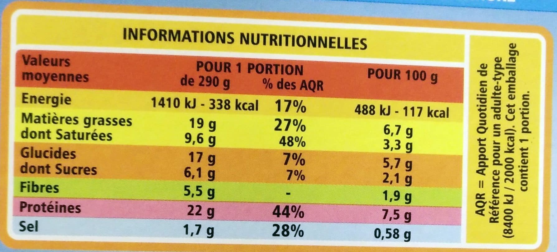 Casino Pavé de saumon et sa purée de brocolis packshot