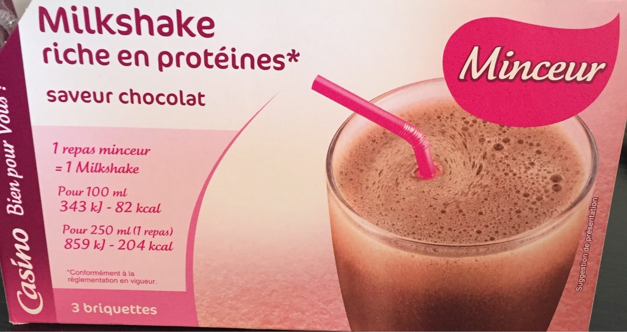 Casino Milkshake Riche en Protéines Saveur Chocolat packshot