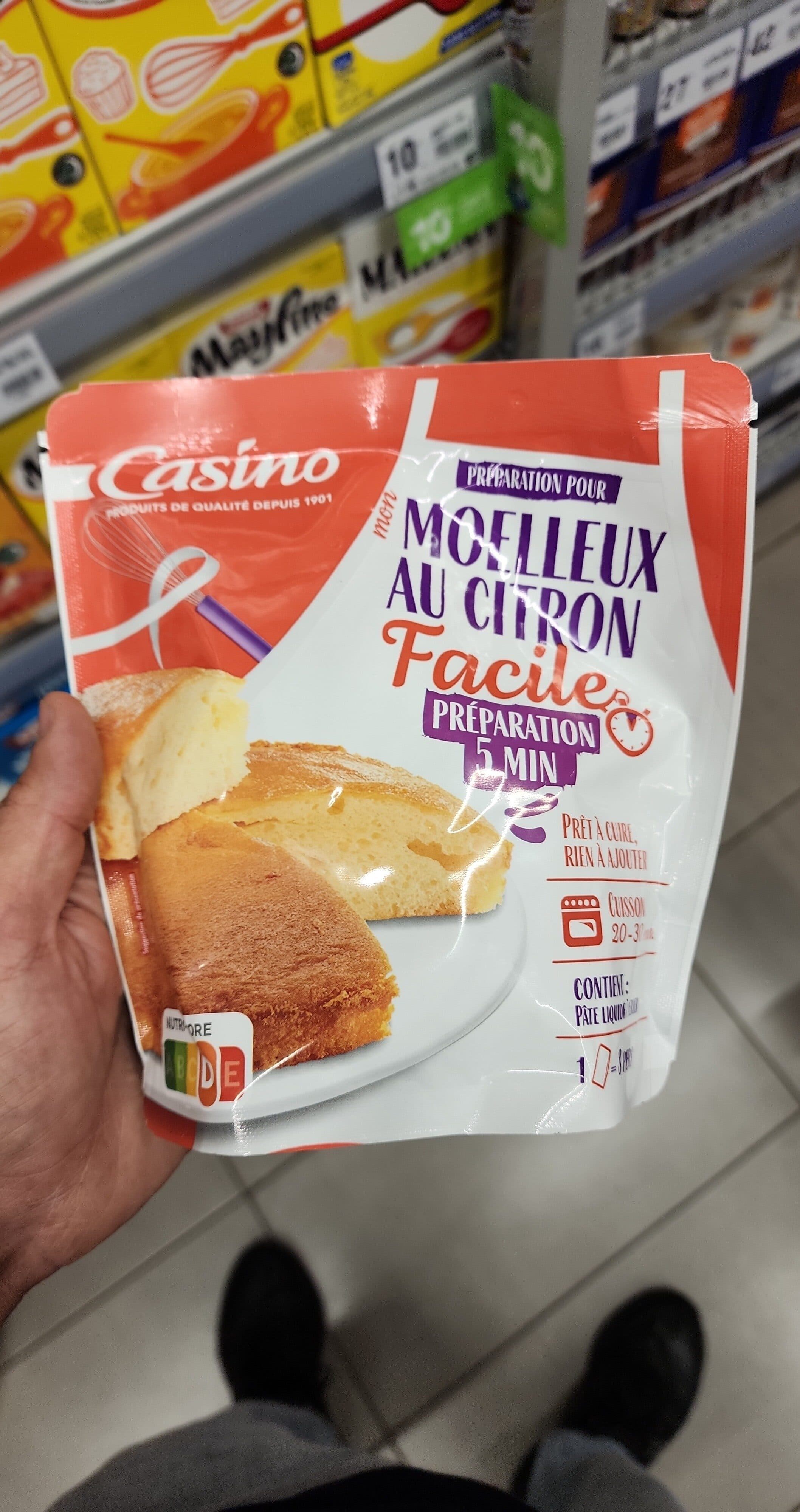 Casino Mon moelleux saveur citron facile packshot