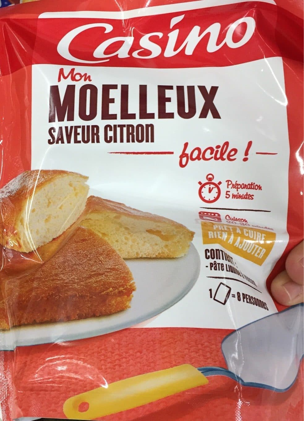 Casino Mon moelleux saveur citron facile packshot
