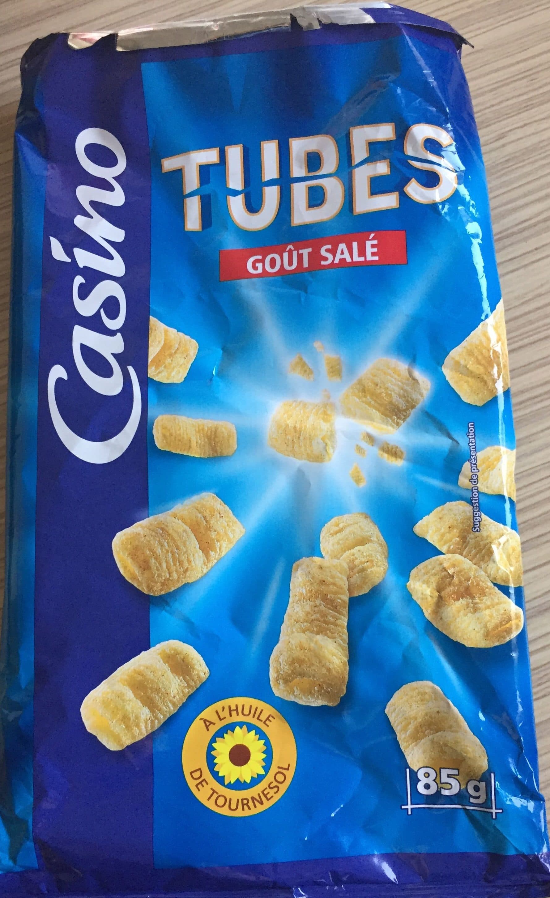 Casino Tubes goût salé à l'huile de tournesol packshot