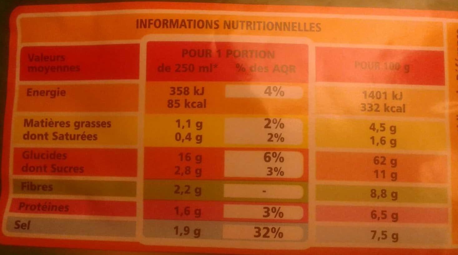 Casino Mouliné 9 légumes packshot