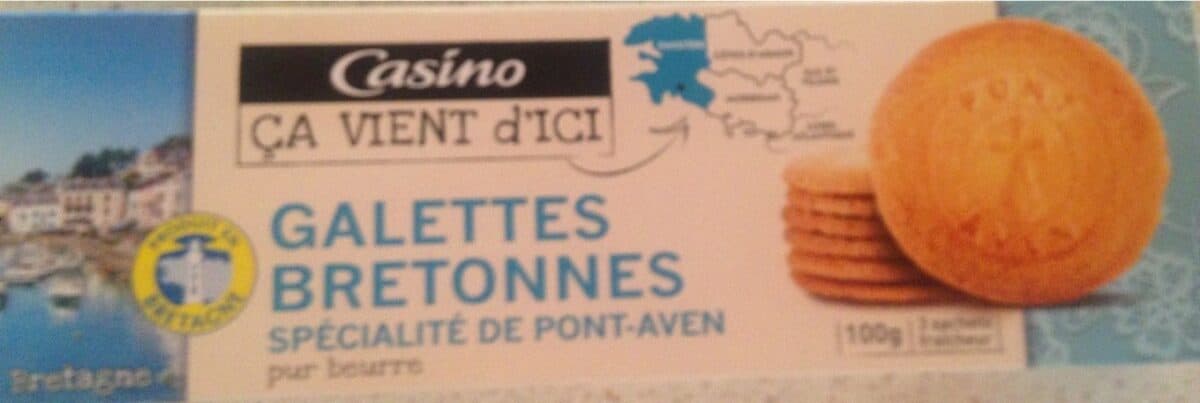 Casino galettes bretonnes spécialité de Pont-Aven packshot