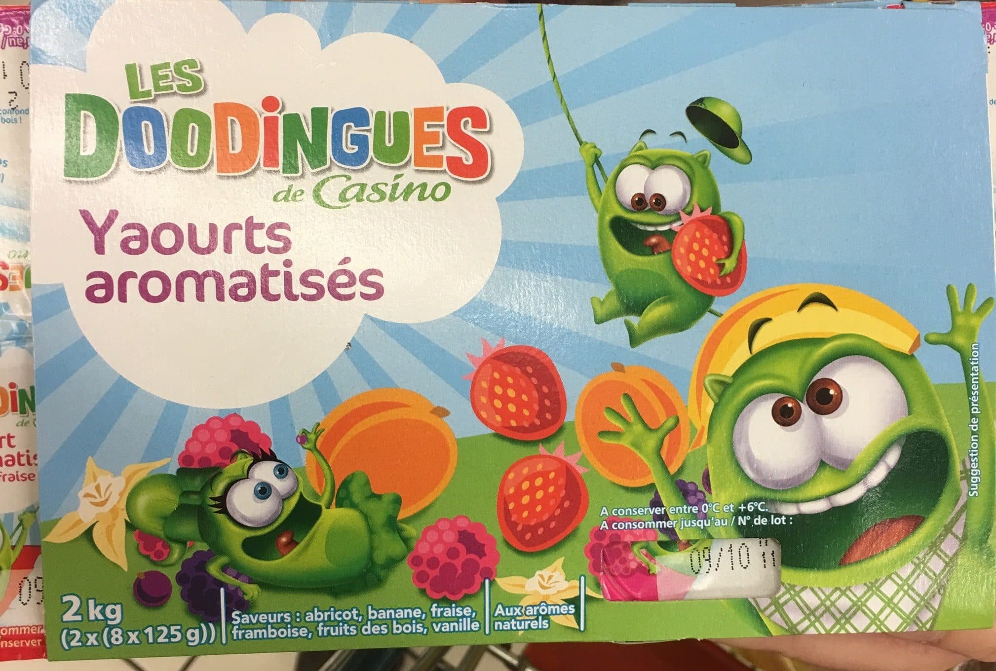 DooDingues Yaourts aromatisés packshot