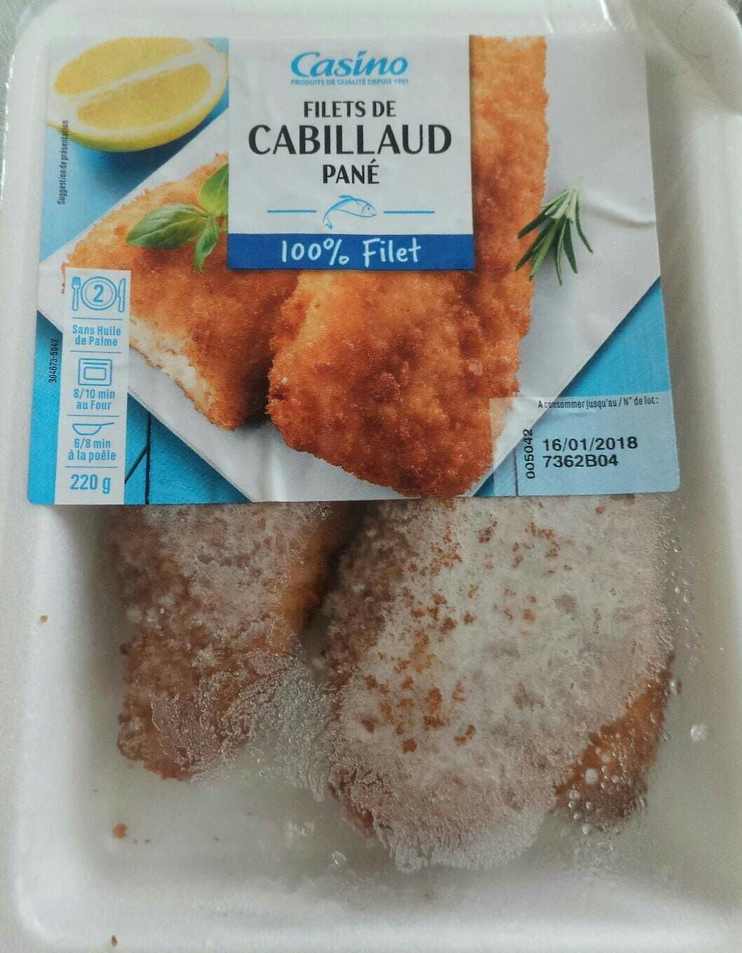 Casino Cabillaud pané packshot