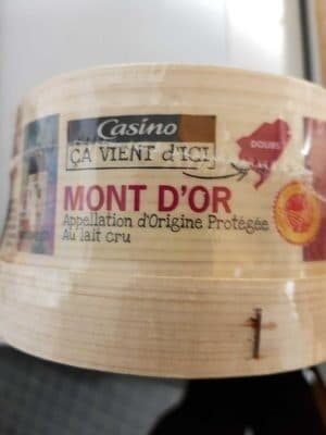 Casino Mont d'Or Appellation d'Origine Protégée au lait cru packshot