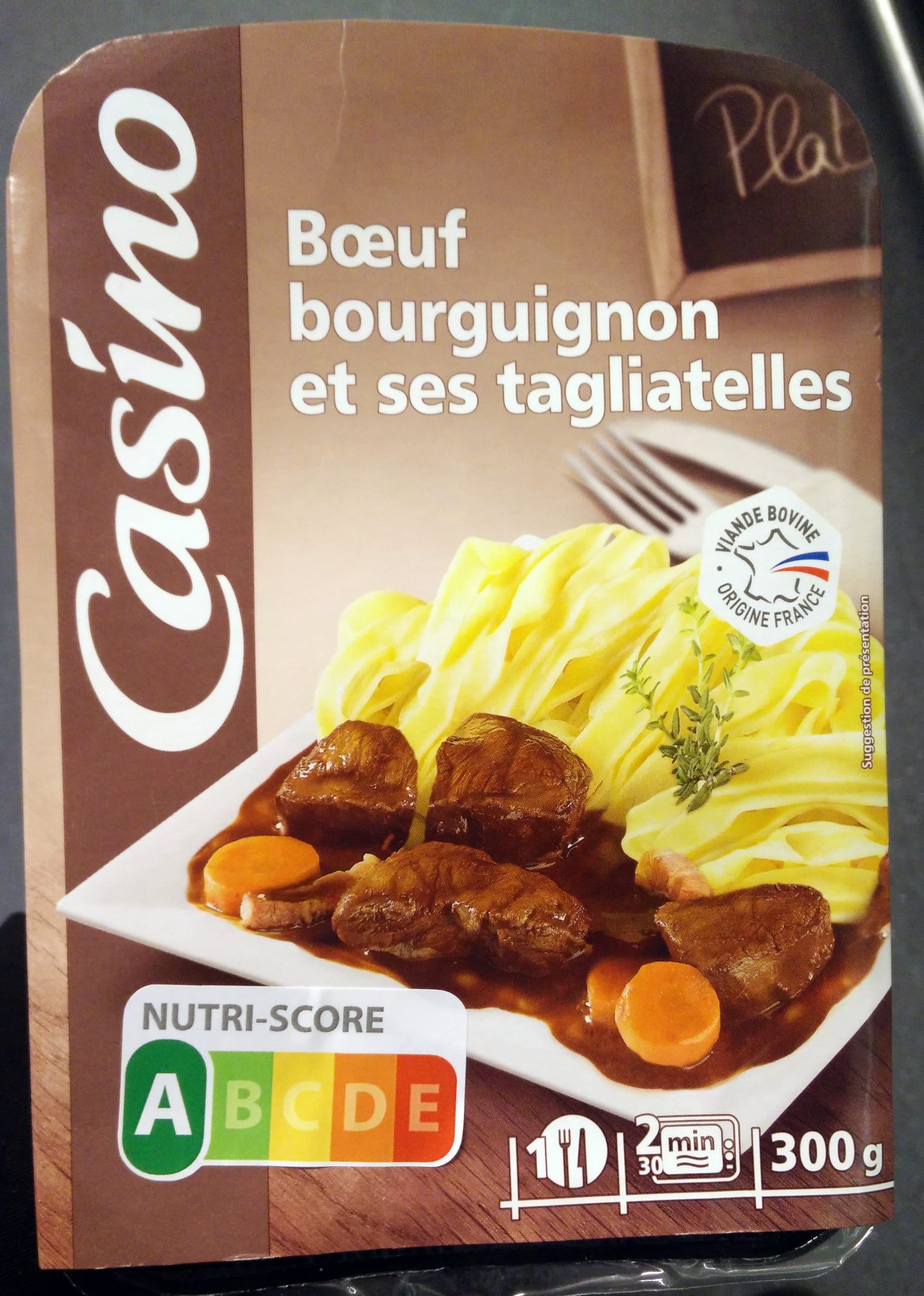 Casino Bœuf Bourguignon et ses Tagliatelles packshot