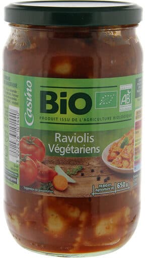 Casino Ravioli vegetariens bio packshot