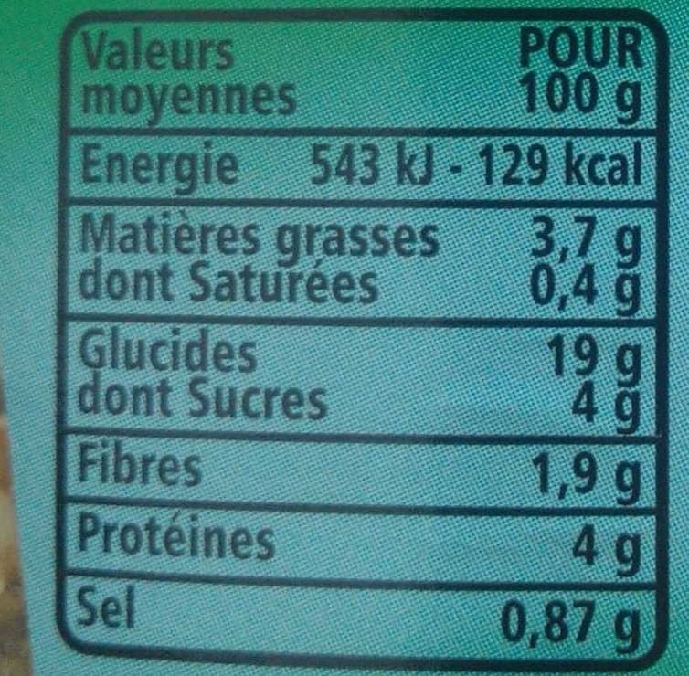 Casino Perles de pâtes et légumes grillés packshot