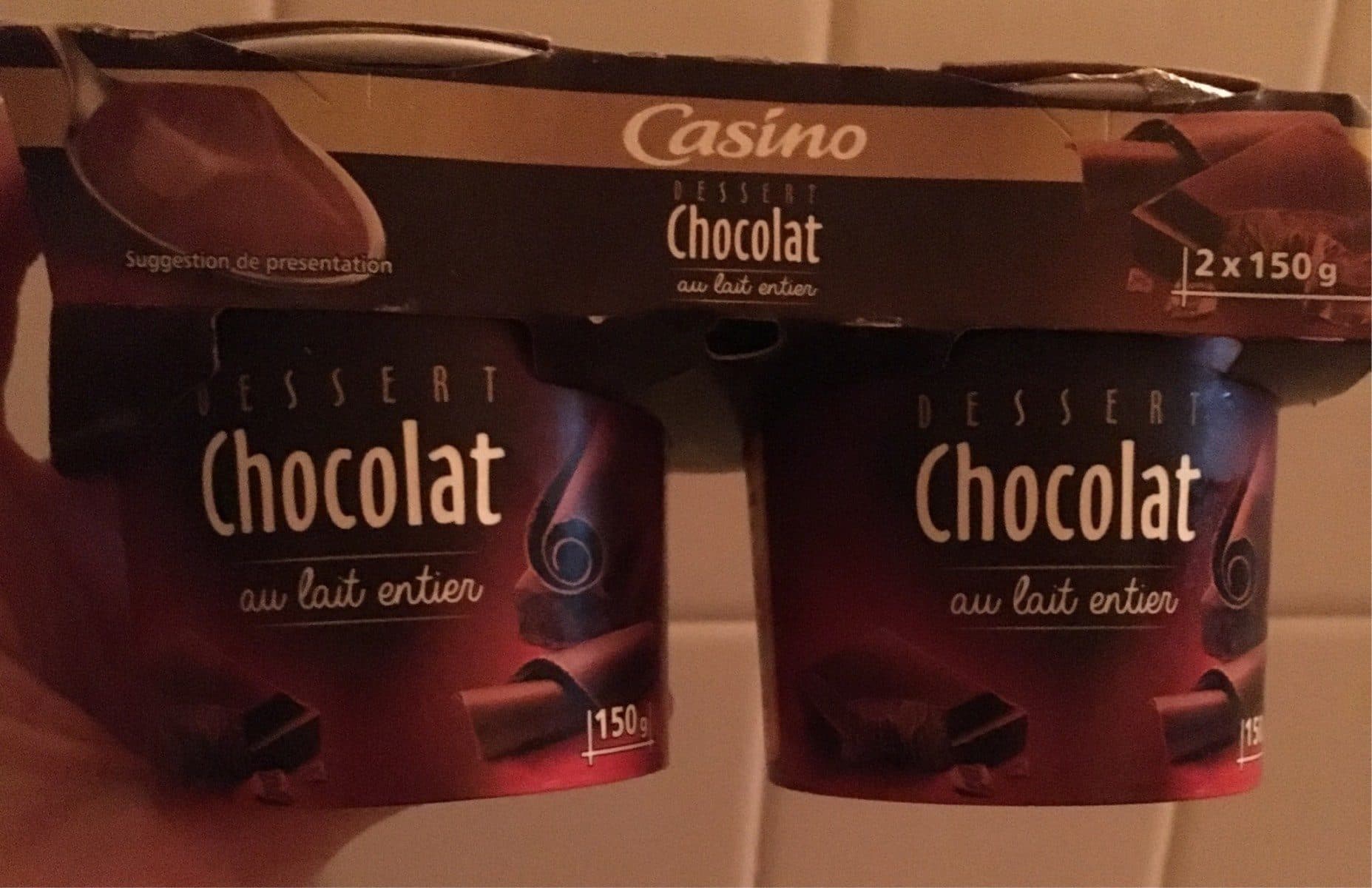Casino Dessert Chocolat au Lait Entier packshot