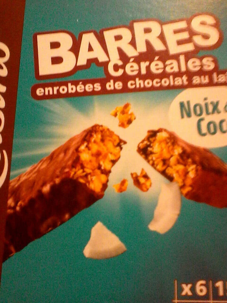 Casino Barre céréalière enrobage total Coco x6 packshot