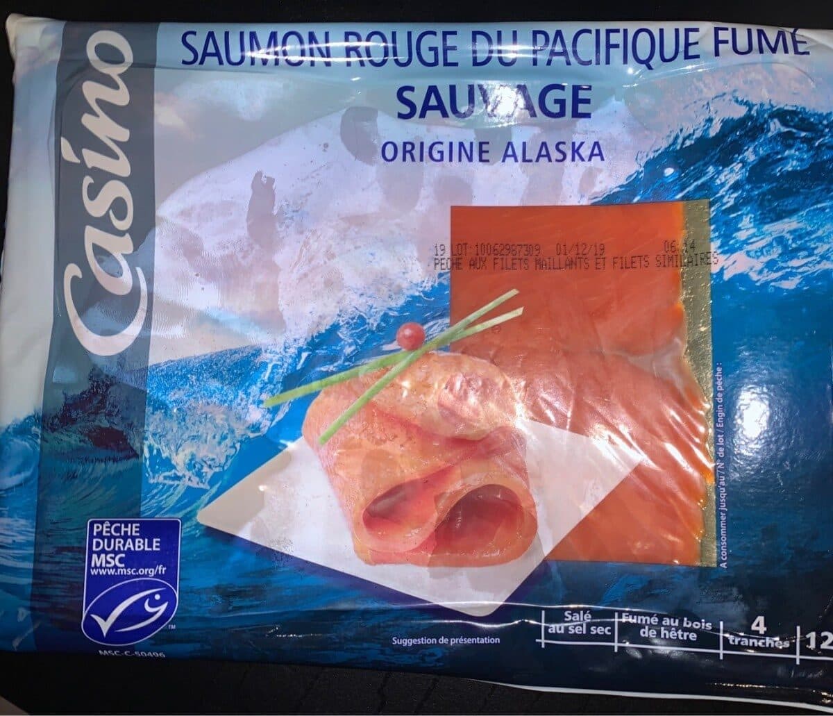 Casino Saumon rouge du Pacifique fumé packshot