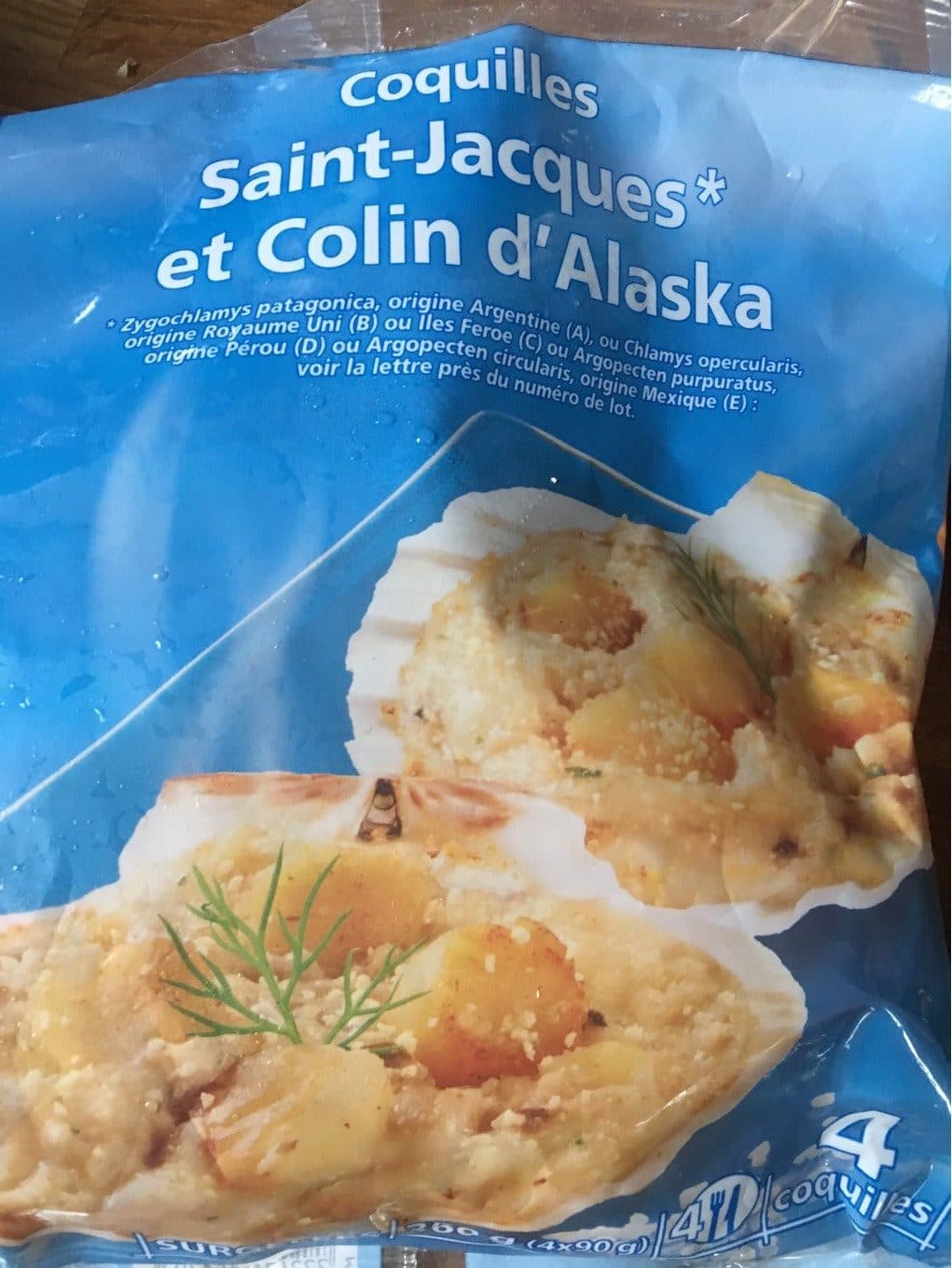 Casino Coquilles Saint-Jacques* et Colin d'Alaska packshot