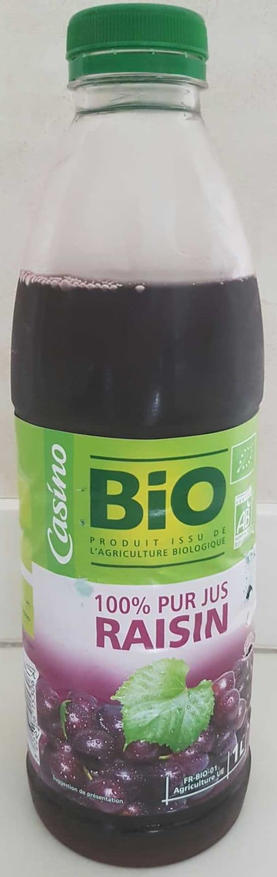 Casino Jus de raisin bio packshot