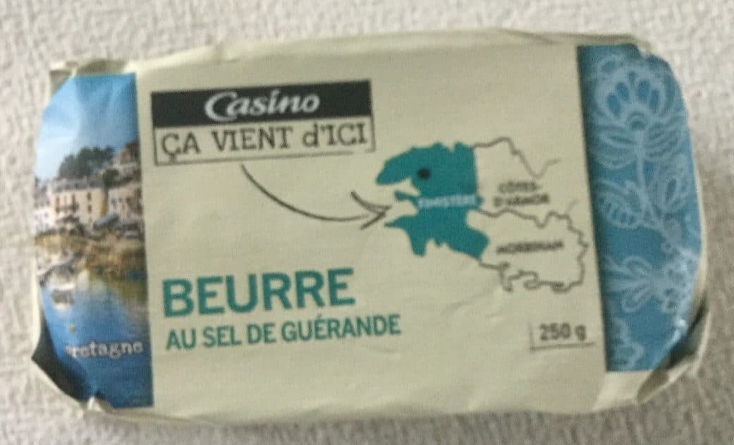 Ca vient d'Ici Beurre au sel de Guérande packshot