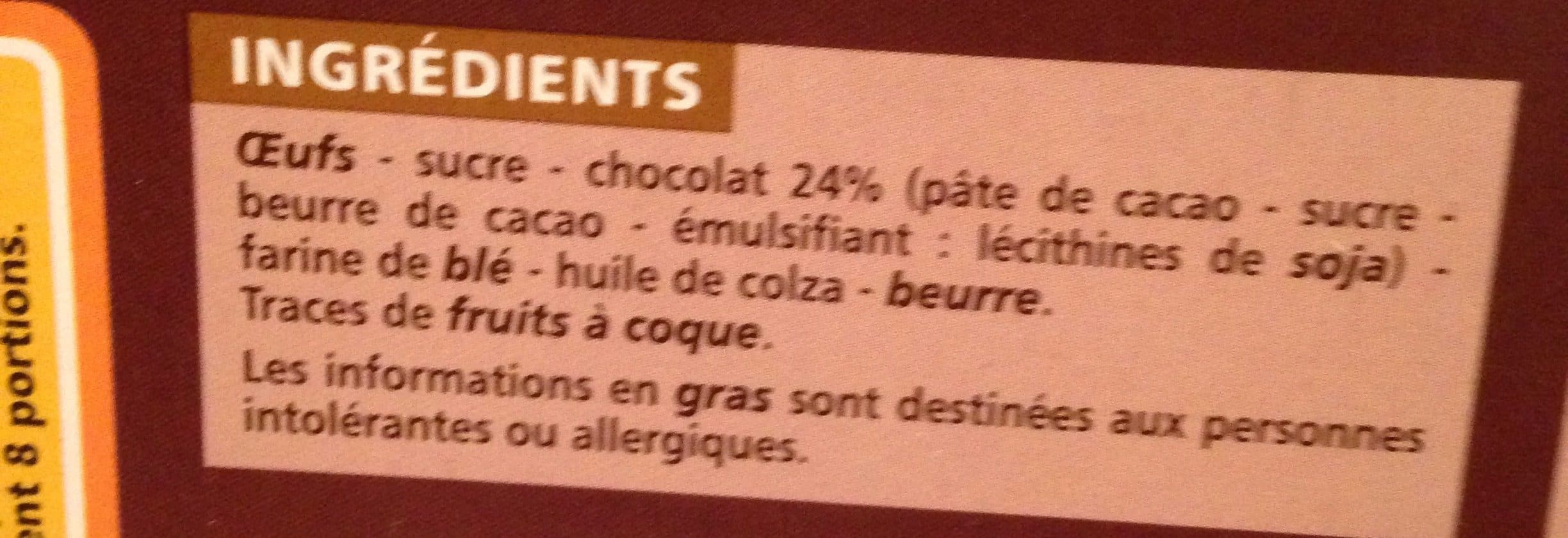Casino 8 Mini moelleux au chocolat coeur fondant packshot