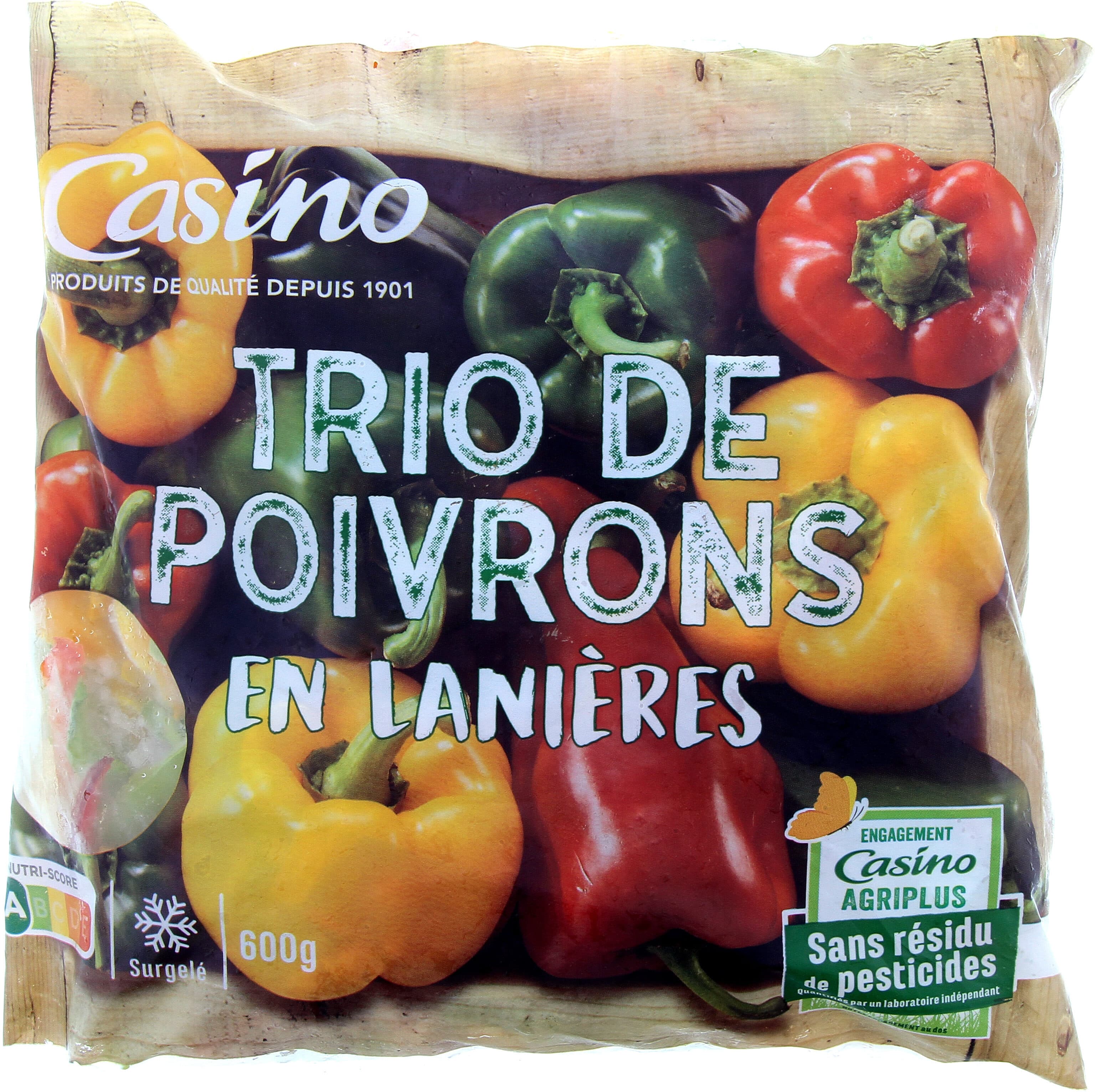 Casino Trio de poivrons en lanières packshot