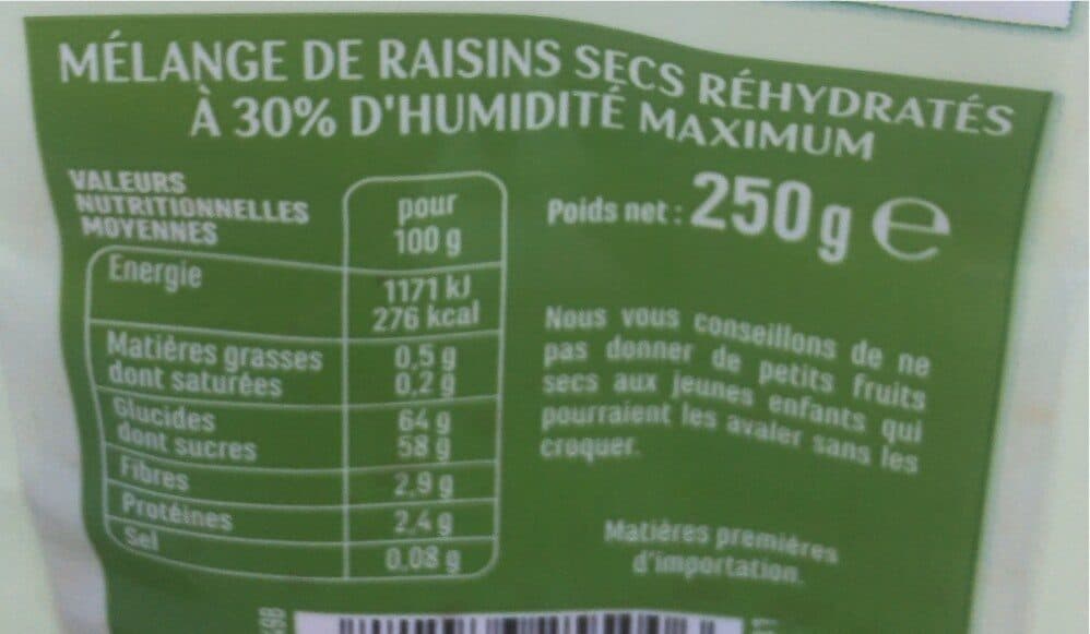 Casino Duo de Raisins Secs Moelleux packshot