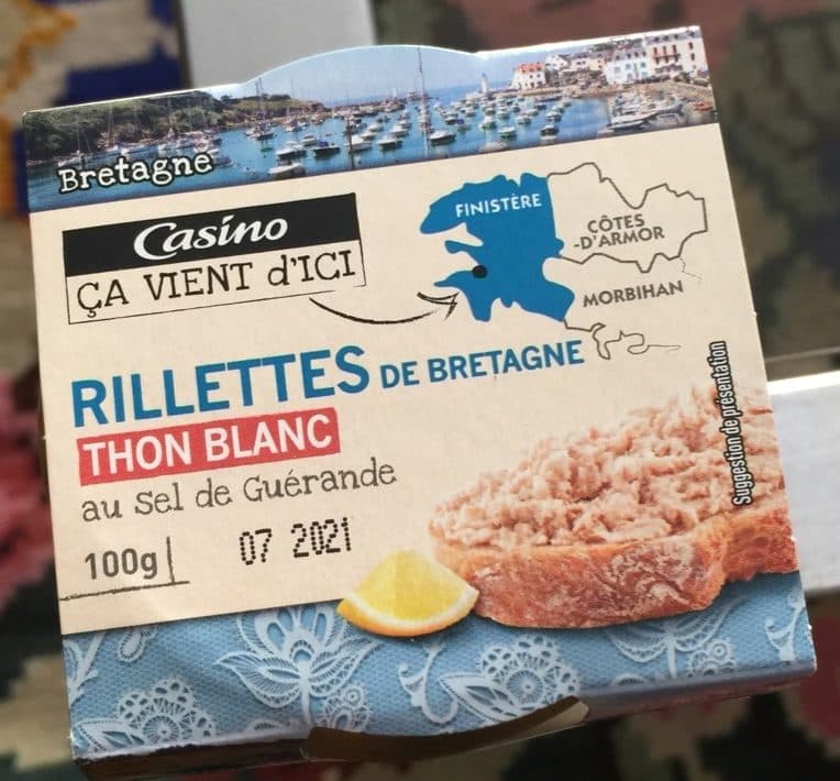 Casino Rillettes de thon blanc au sel de Guérande packshot