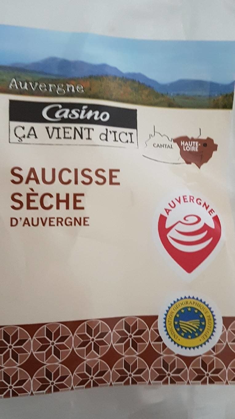 Casino Saucisse sèche d'Auvergne packshot