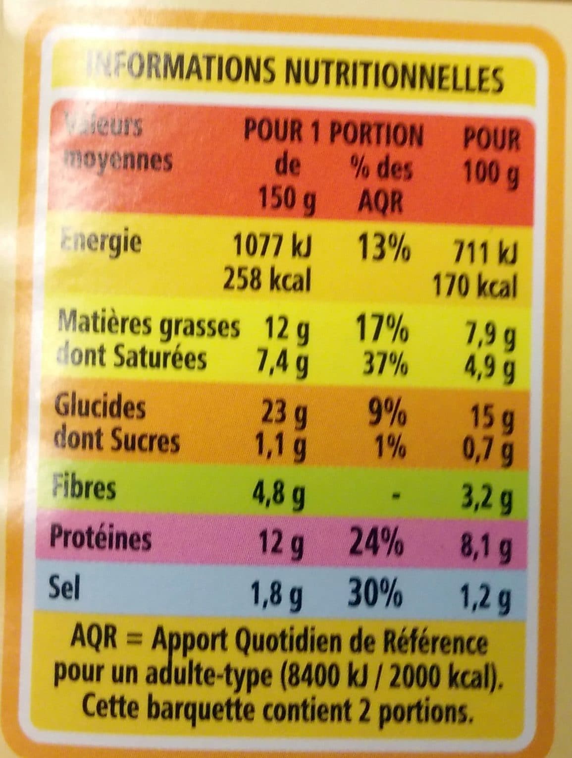 Casino Galettes au blé noir champignons lardons fumés oignons packshot
