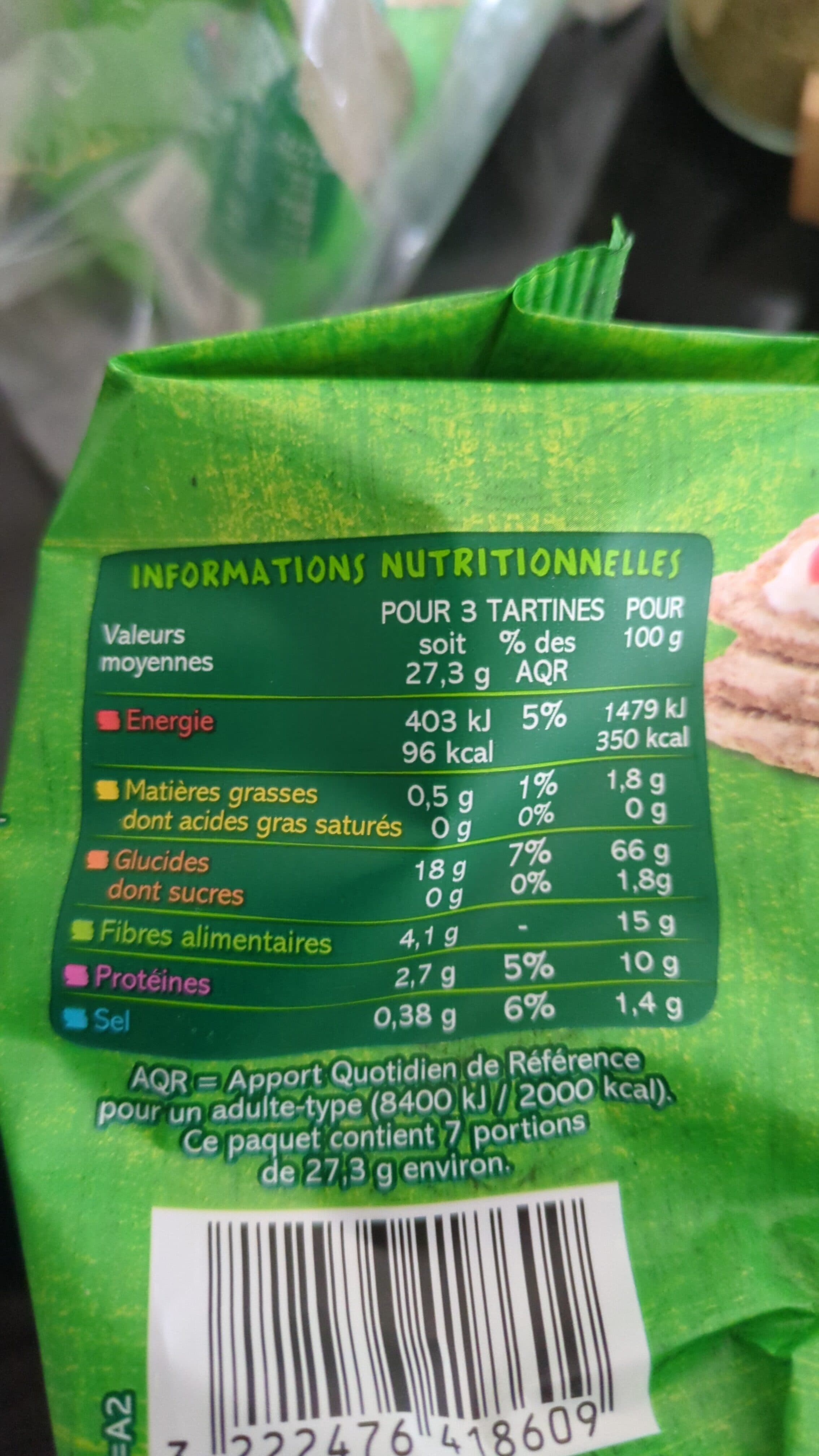Casino Tartines croustillantes au seigle packshot