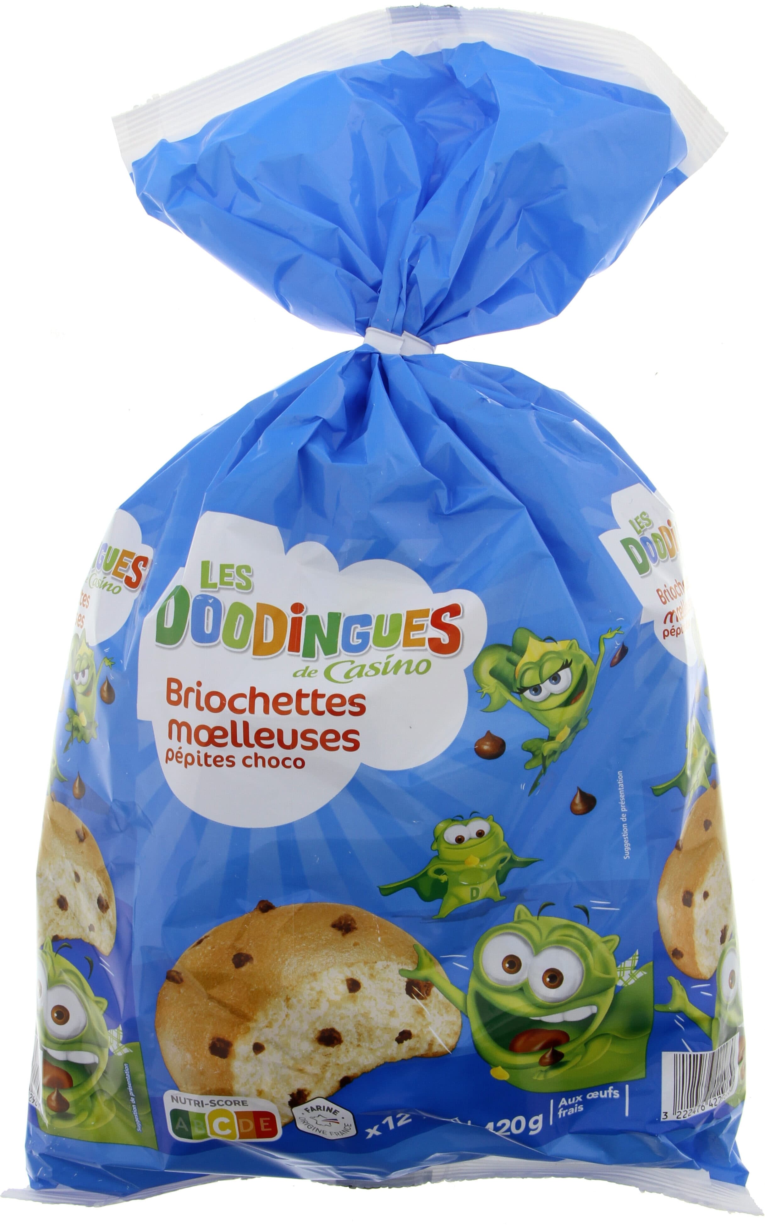 Casino Briochettes moelleuses pépites choco packshot