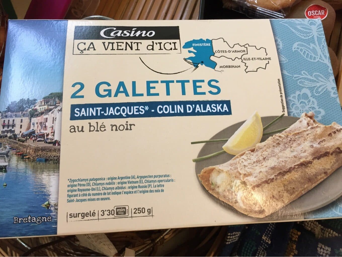Casino 2galettes Saint-Jacques -colin d’Alaska packshot