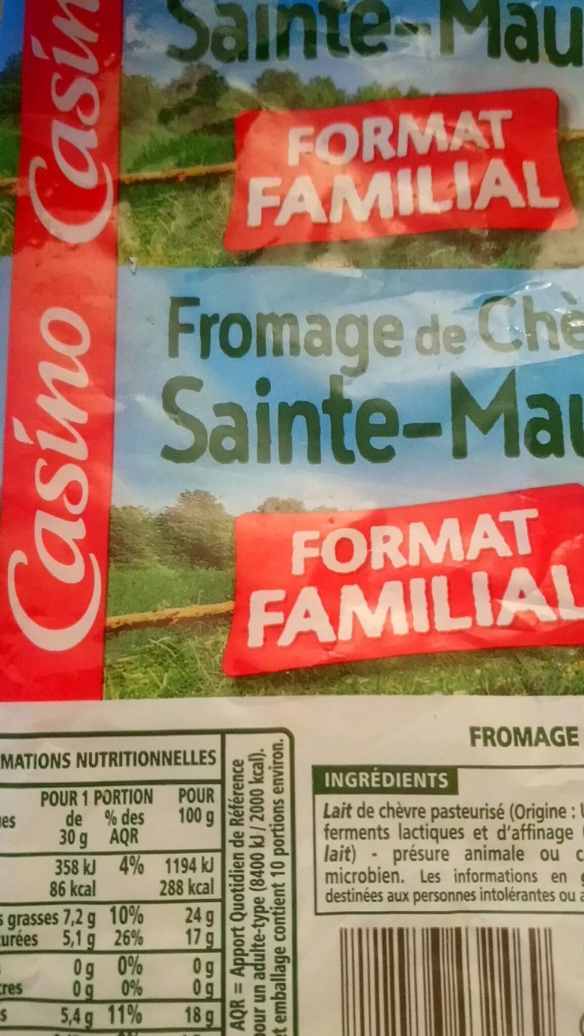 Casino Fromage de chèvre Sainte-Maure - Format familial packshot