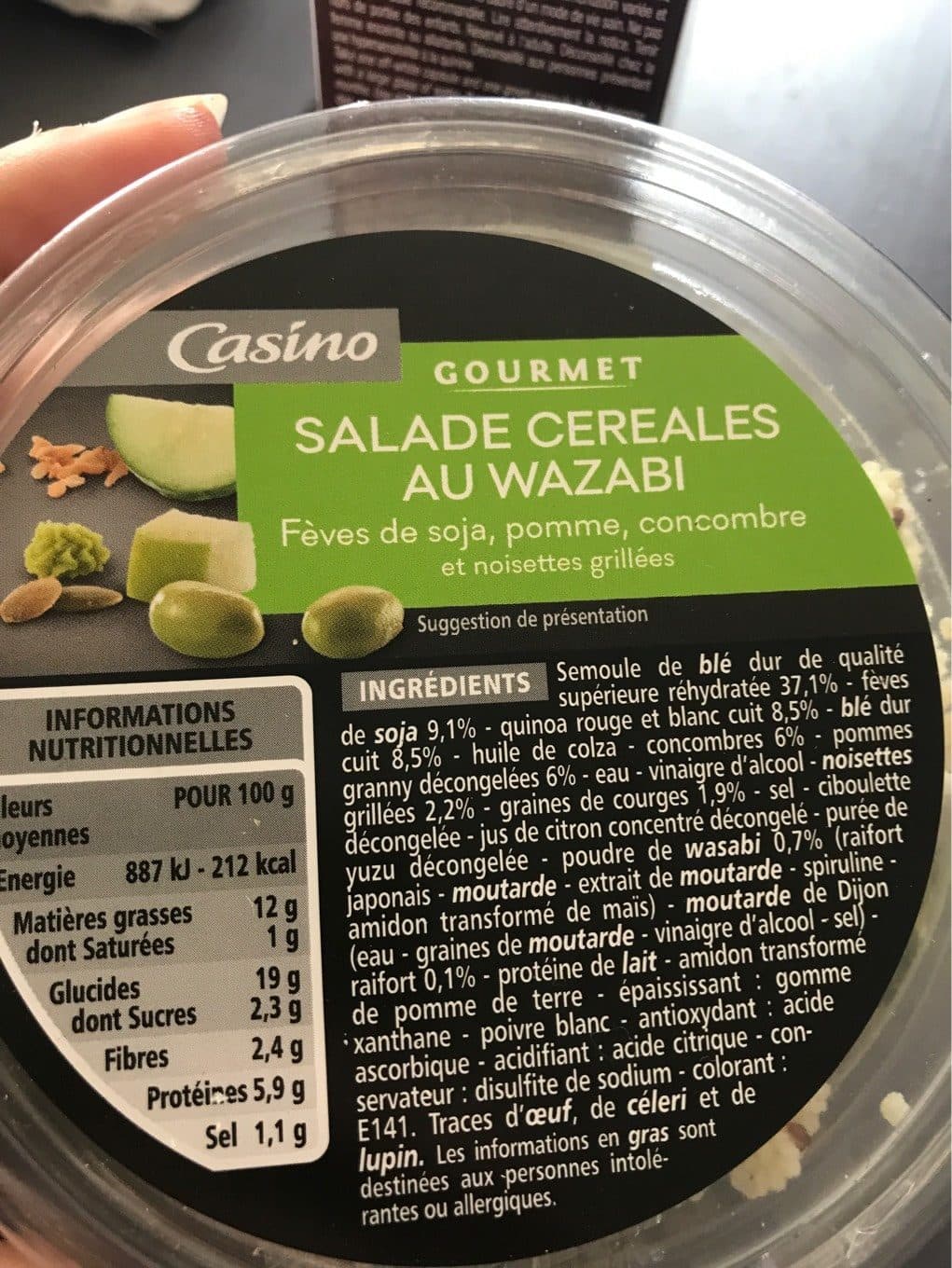 Casino Salade cereales au wazabi packshot