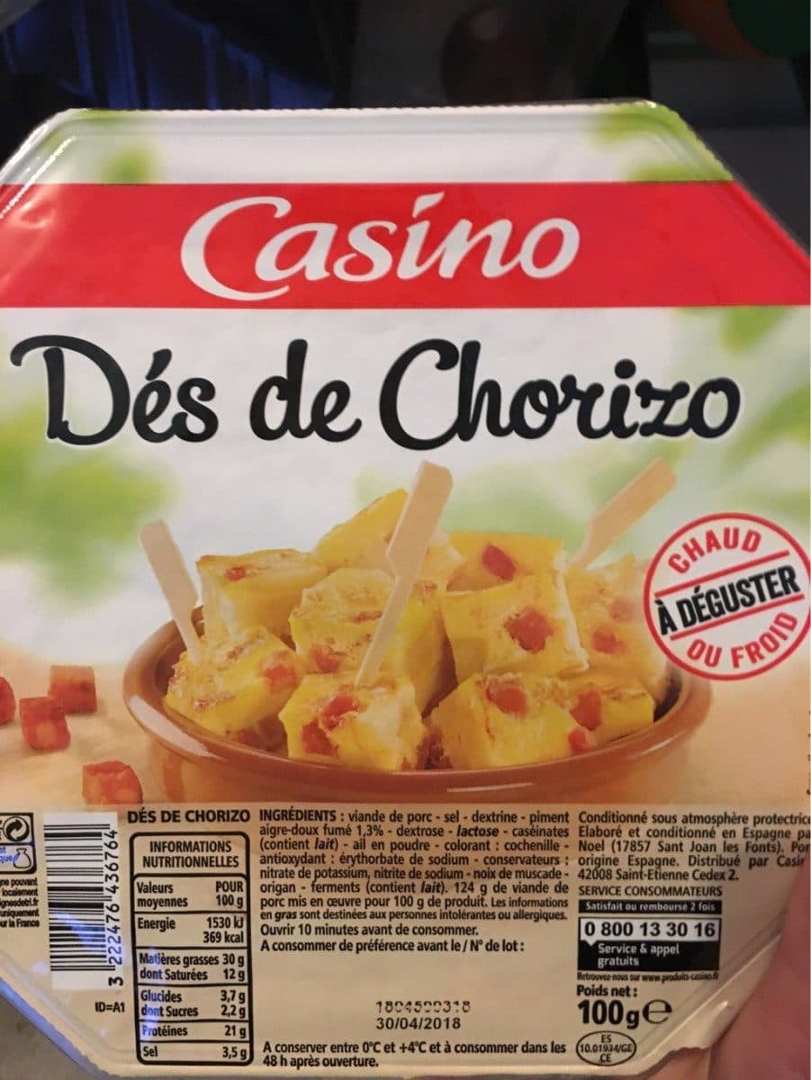Casino Dés de chorizo packshot