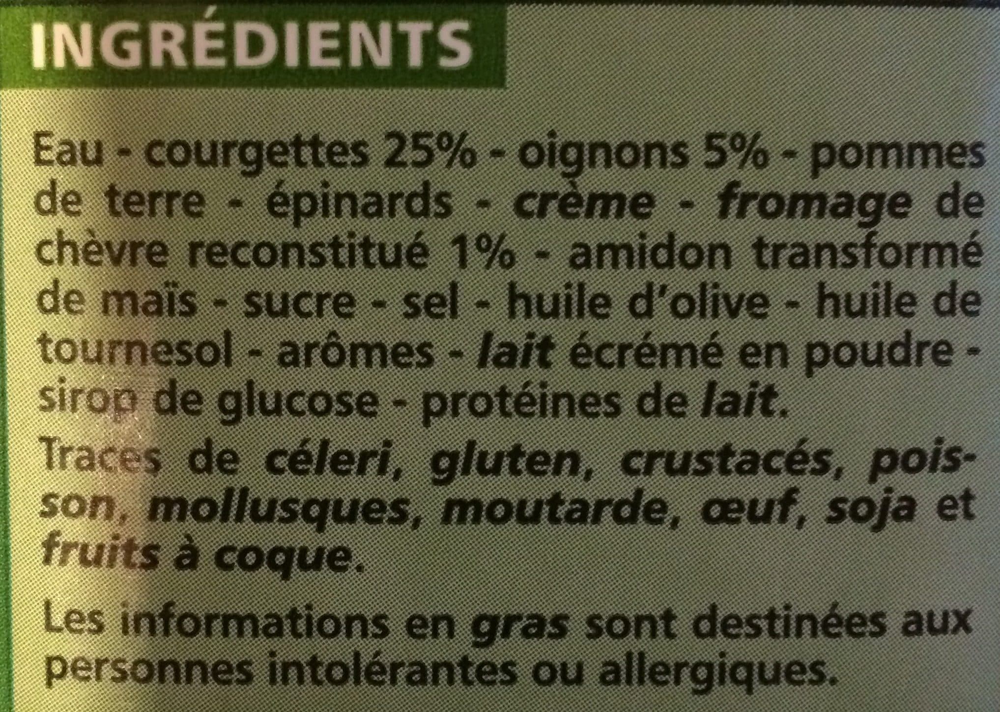 Casino Velouté courgettes et chèvre packshot