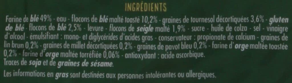Casino Pain de mie moelleux Céréales et Graines - 14 tranches packshot