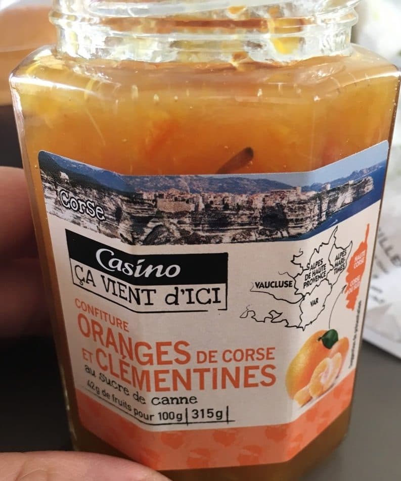 Casino Confiture d'Orange de Corse et de Clémentine packshot